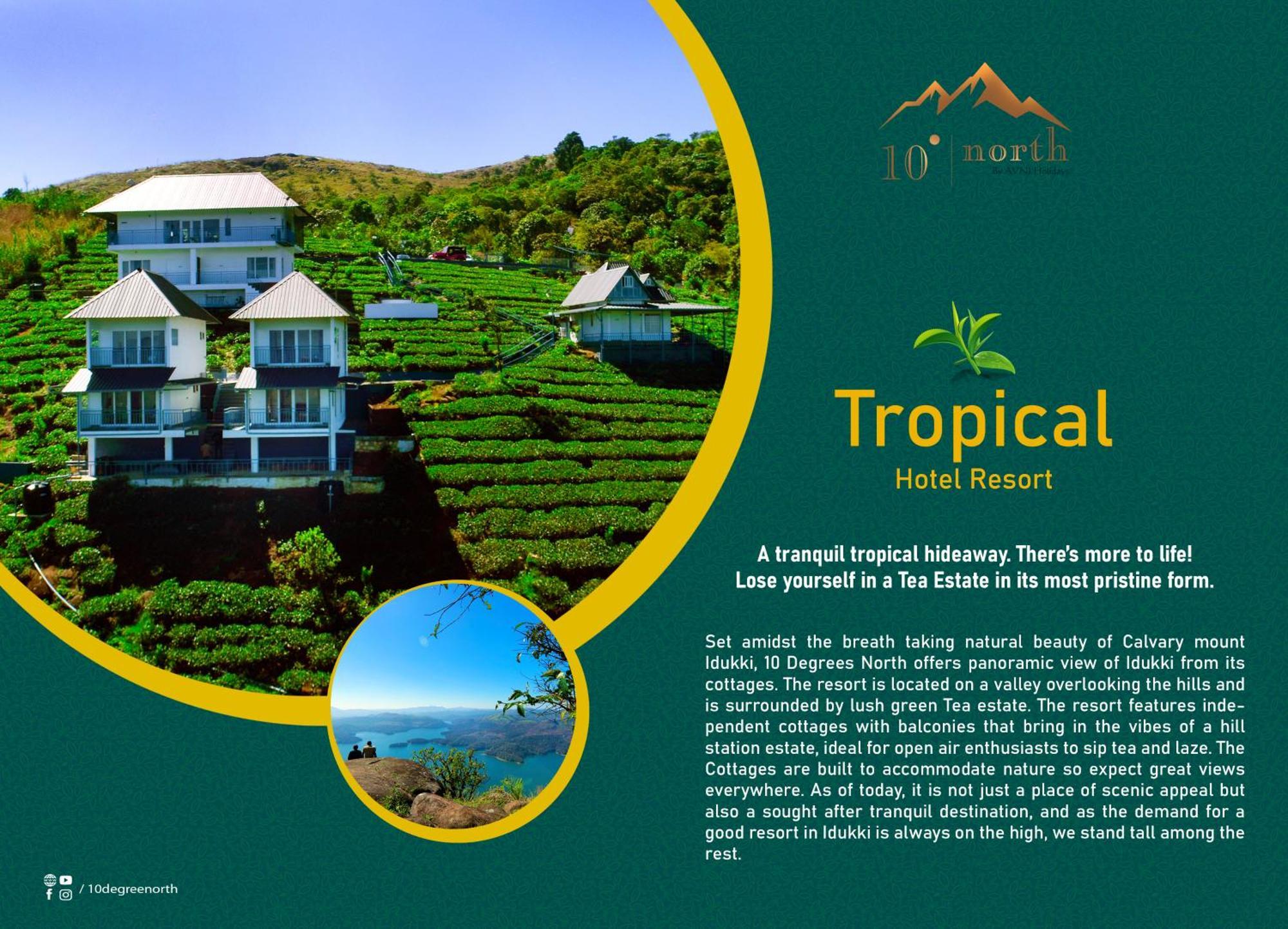 10 Degrees North By Avni Holidays Idukki Bagian luar foto